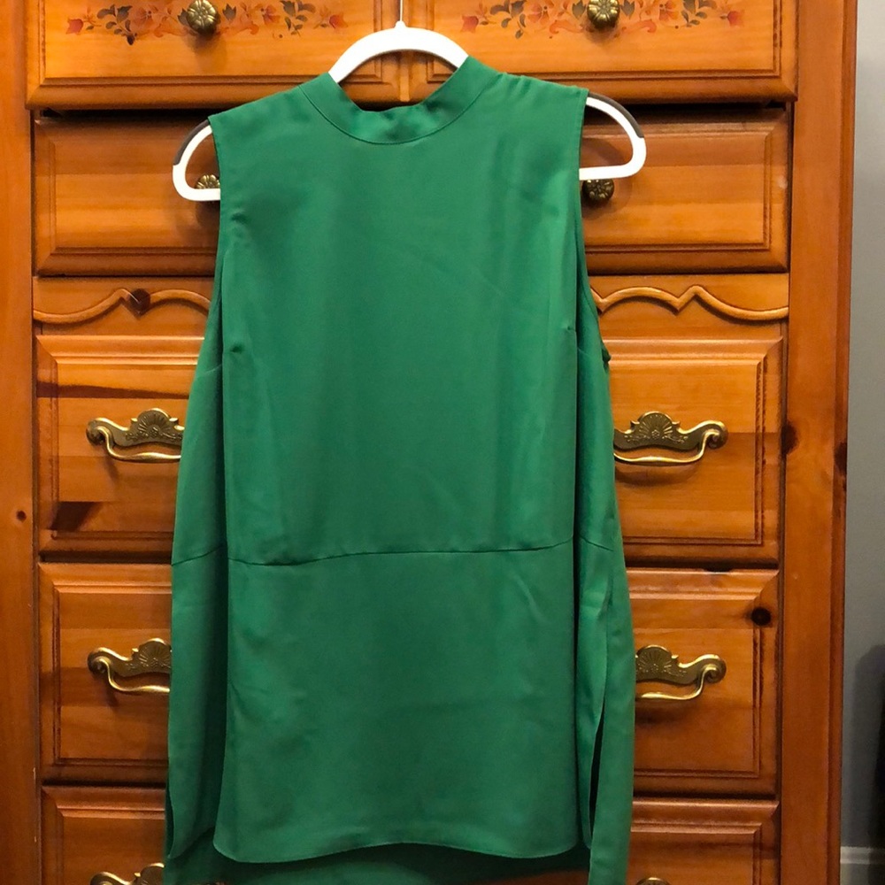 Green Tank Blouse